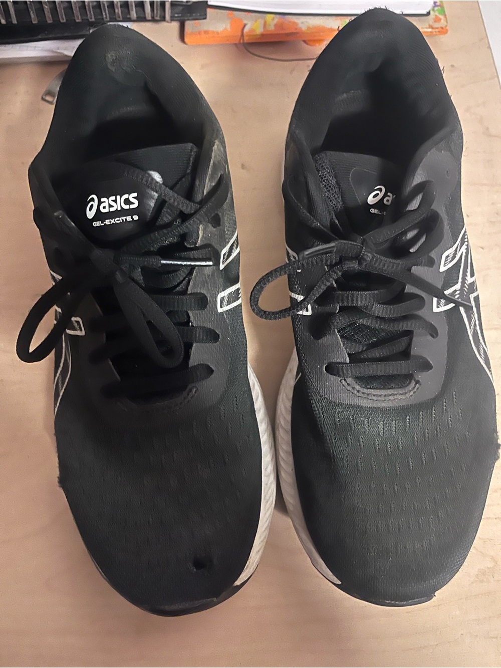 ASICS GEL-Excite 9 Black Running Shoes 8.5 women’s - Picture 2 of 8